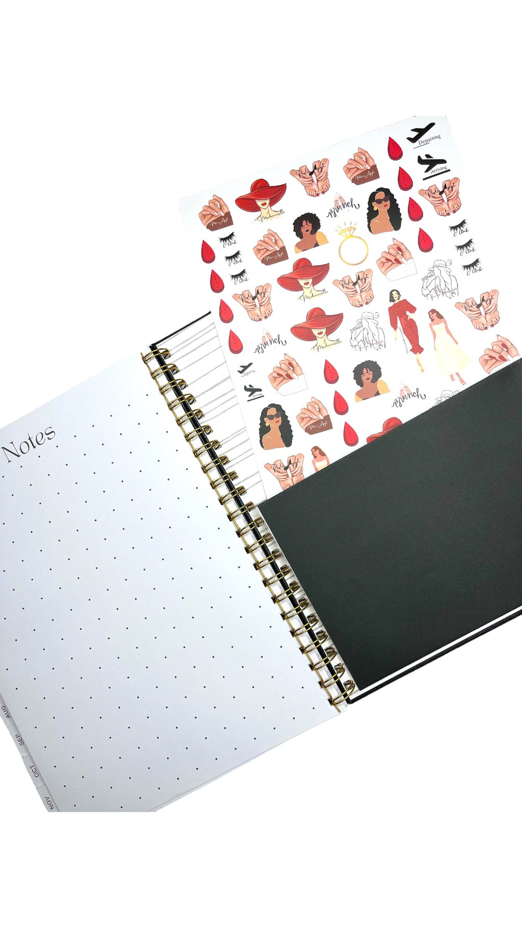 Miss. Elegance Undated Monthly/Weekly Planner