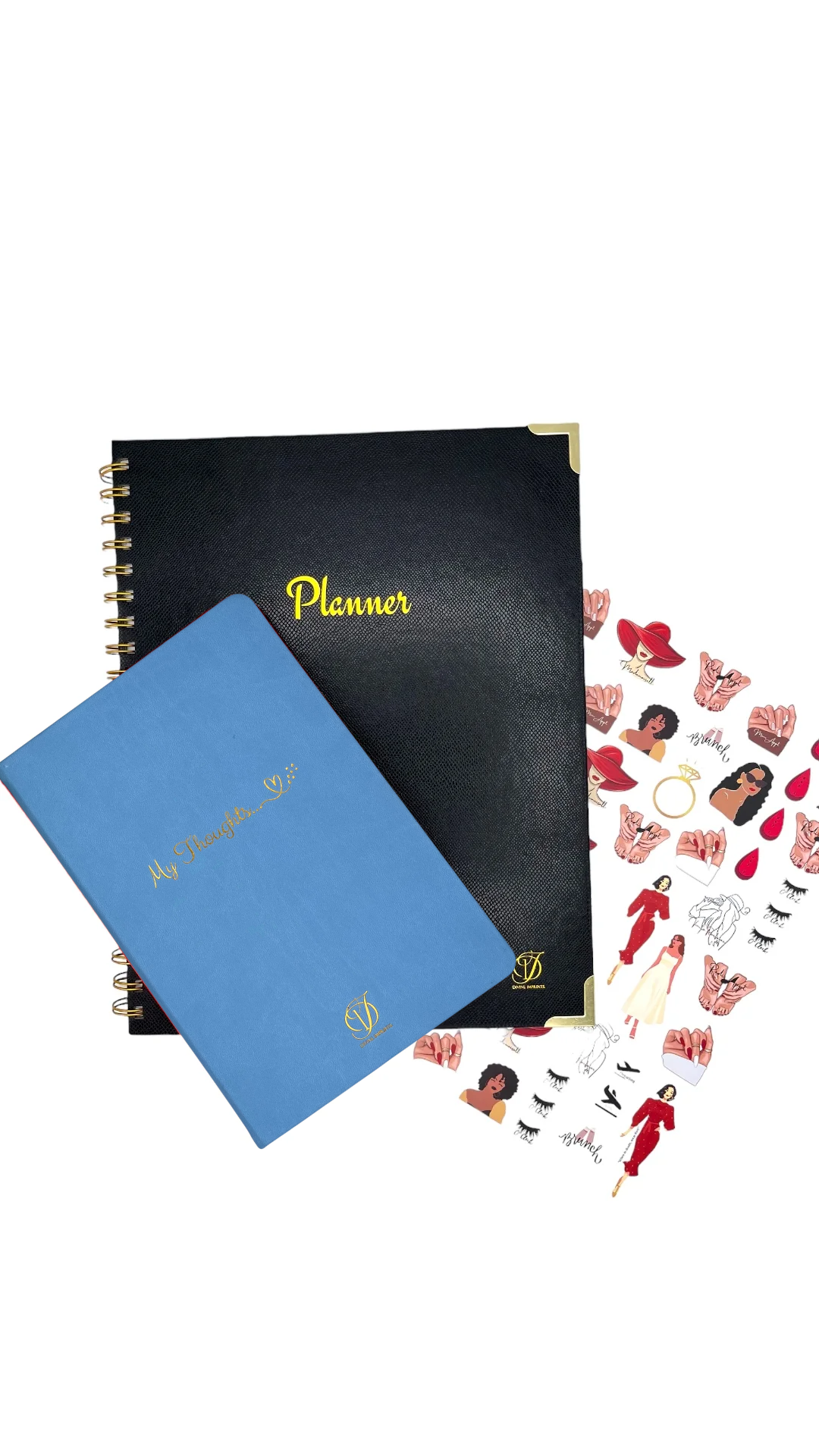 Feminine Elegance Planner and Journal Collection