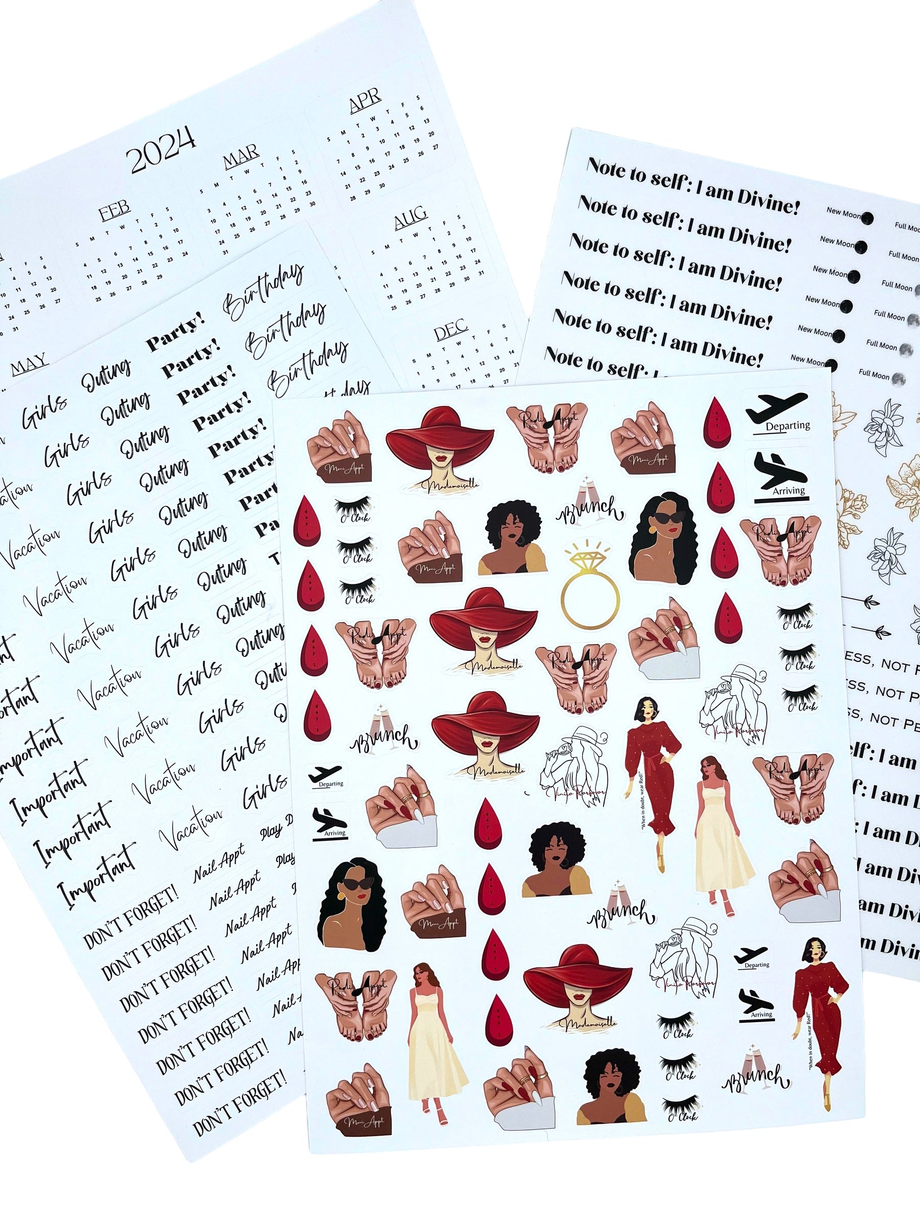 Feminine Elegance Planner and Journal Collection