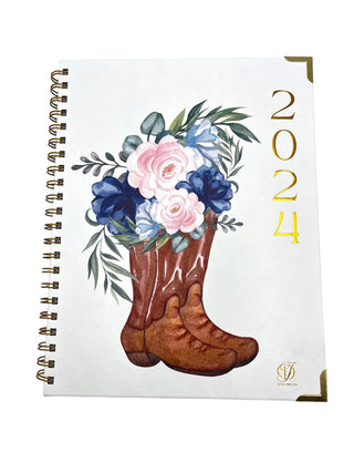 Western Chic Undated Monthly/Weekly Planner